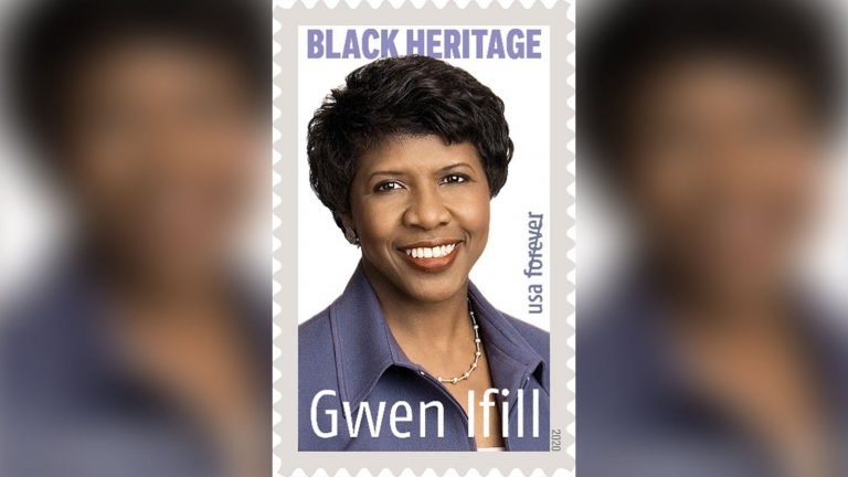 Read more about the article Postal Service honors pioneering journalist Gwen Ifill with a Black Heritage Forever stamp