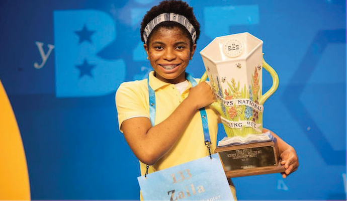 Read more about the article Zaila Avant-Garde 2021 Winner of Scripps National Spelling Bee, is First African American Champion !