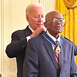 Civil Rights attorney Fred Gray presented Medal of Freedom