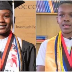 Black Teenager Makes History Crossing Stage As College Graduate With 4 Diplomas At 13