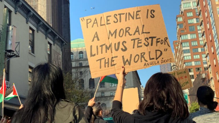 Read more about the article ‘Black Lives 4 Palestine’: US activists find common cause