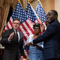 Amo sworn in, becoming R.I.’s first Black congressman