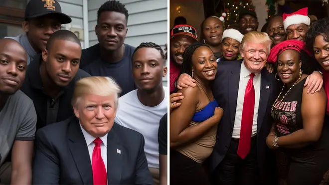 Read more about the article Trump supporters target African American voters with fake AI images in apparent attempt to sway black vote